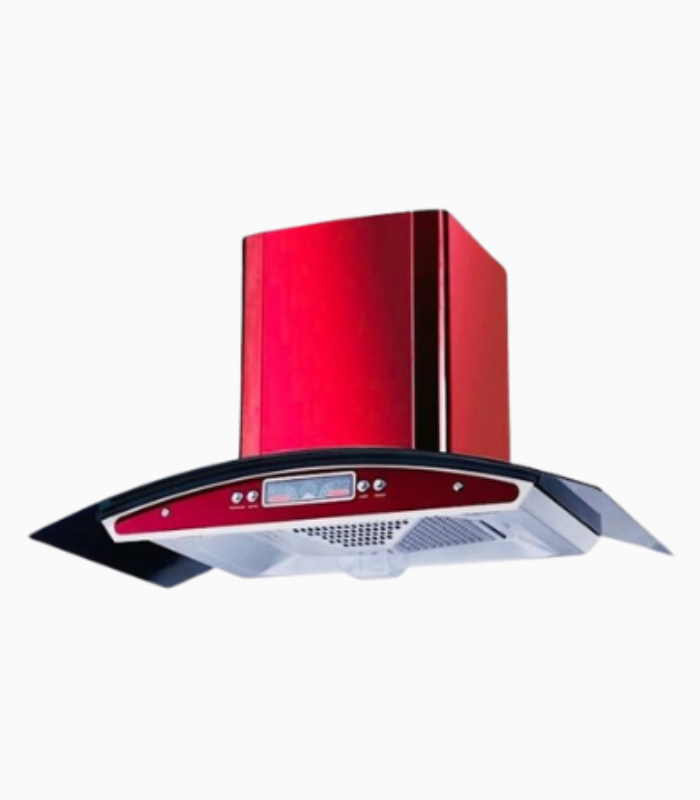 shinny-red-kitchen-hood-conefilter-ha66
