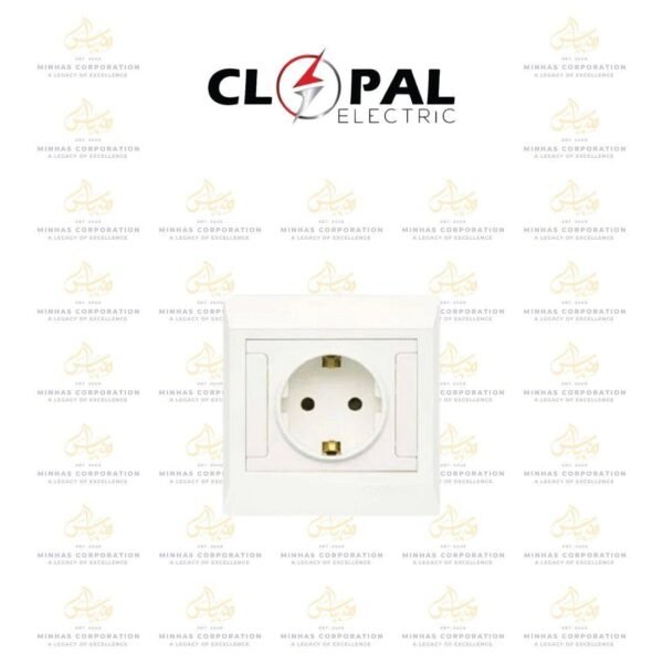 Clopal Pure White Series Euro Socket Superior Quality