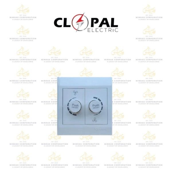 Clopal Pure White Series Double Dimmer Superior Quality