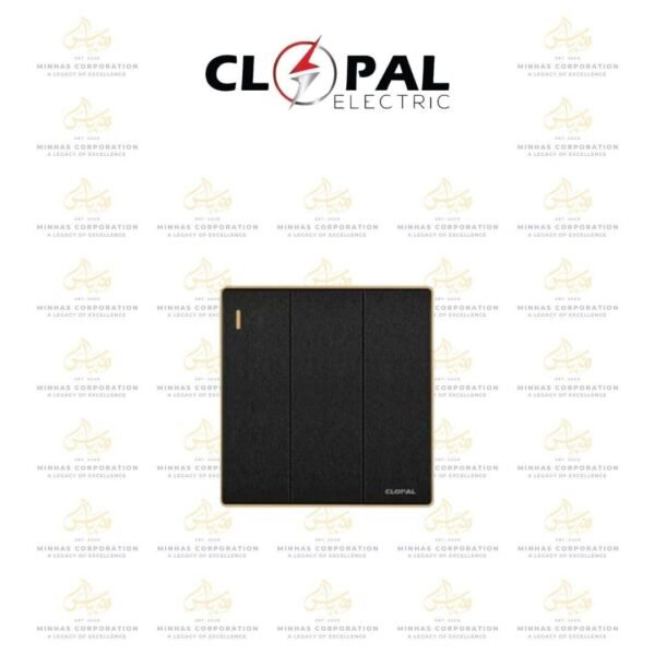 Clopal Volt Series 3-Gang 2-Way Superior Quality