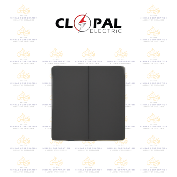 Clopal Jaguar Black Series 2-Gang Switch