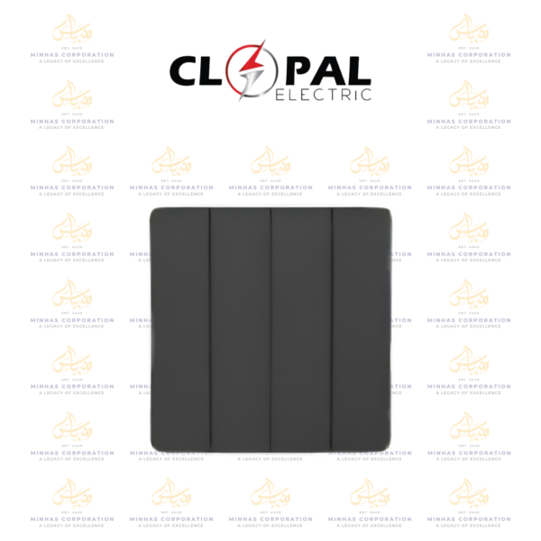 Clopal Jaguar Black Series 4-Gang Switch