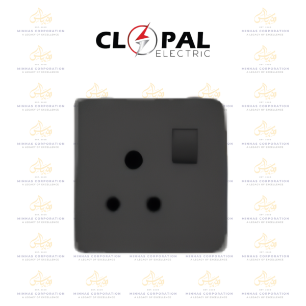 Clopal Jaguar Black Series Power Plug Socket With LED