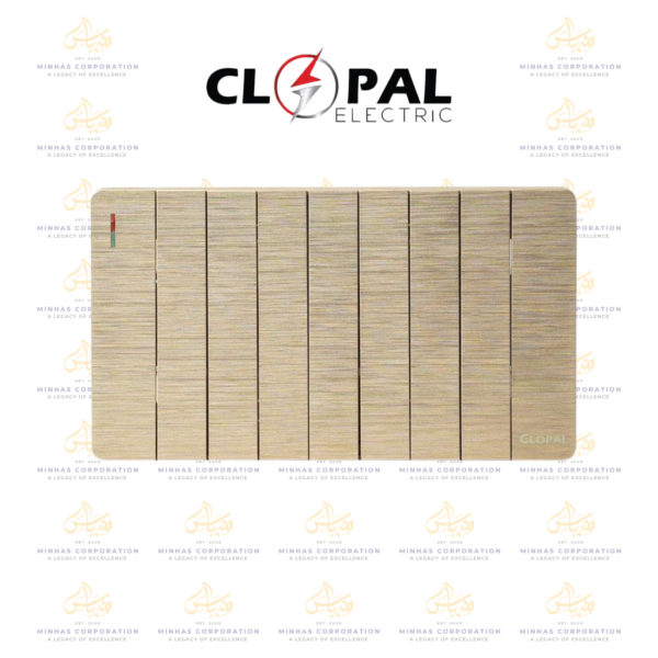 Clopal ARC Series 9-Gang Switch