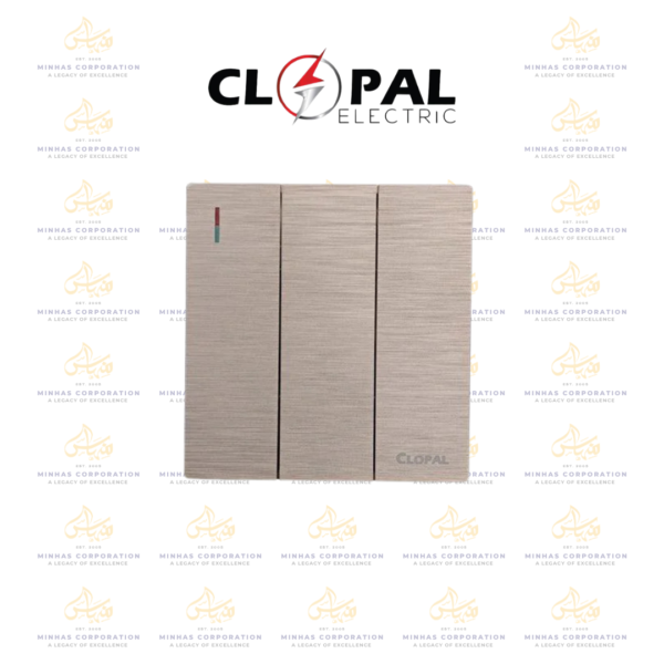Clopal ARC Series 3-Gang Switch