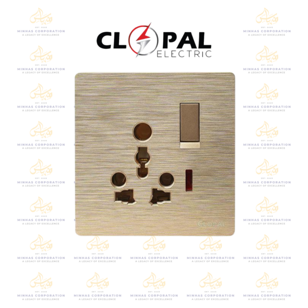 Clopal ARC Series Power Plug Socket With LED