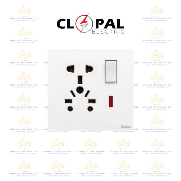 Clopal Cloud Series Light Plug Switch + Extra Soc