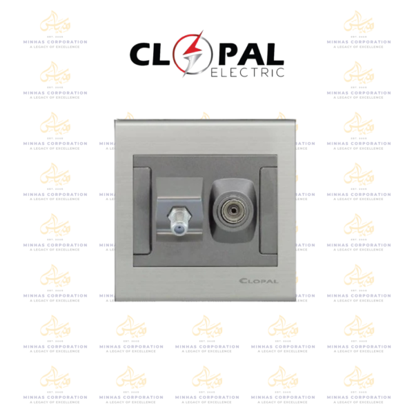 Clopal Elegant Grey Series Telephone + TV