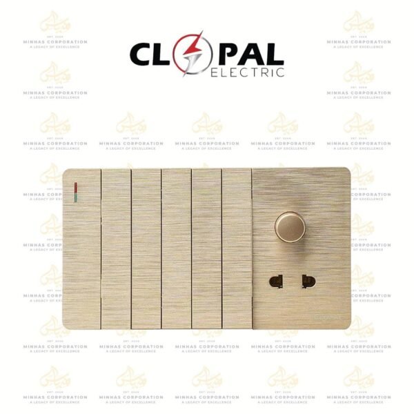 Clopal ARC 6+1 + Dimmer + Socket