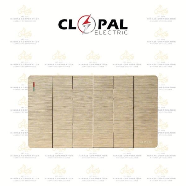 Clopal ARC 6 Gang Switch