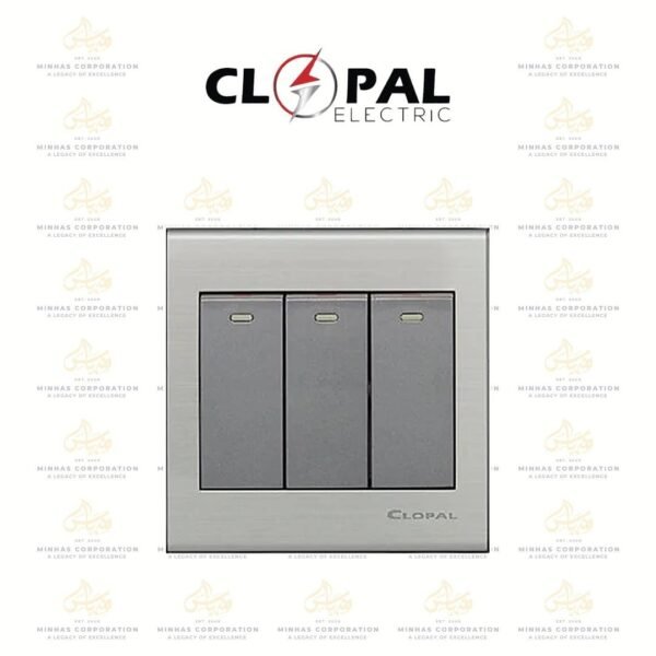Clopal Elegant 3 Gang 2 Way