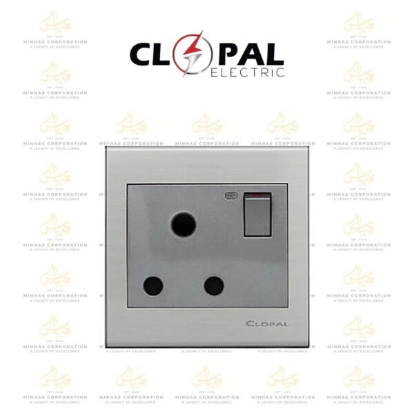 Clopal Elegant Power Plug Socket with LED