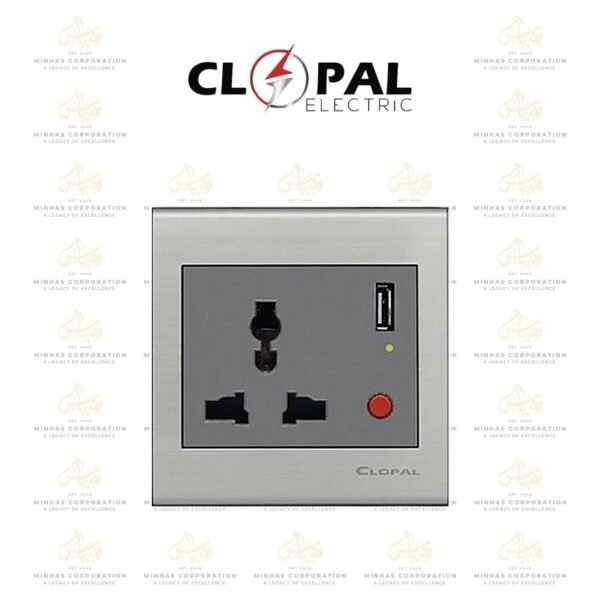 Clopal Elegant Fast Charger USB + Multi Socket
