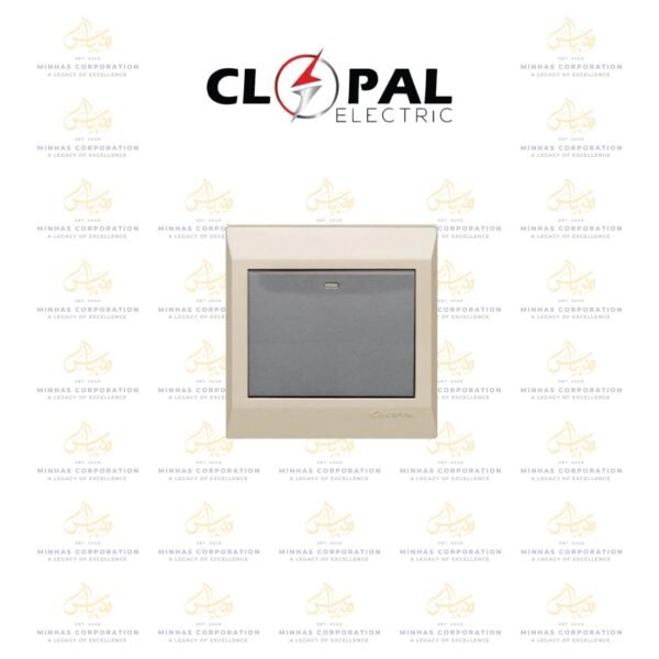 Clopal Golden Metallic 1 Gang
