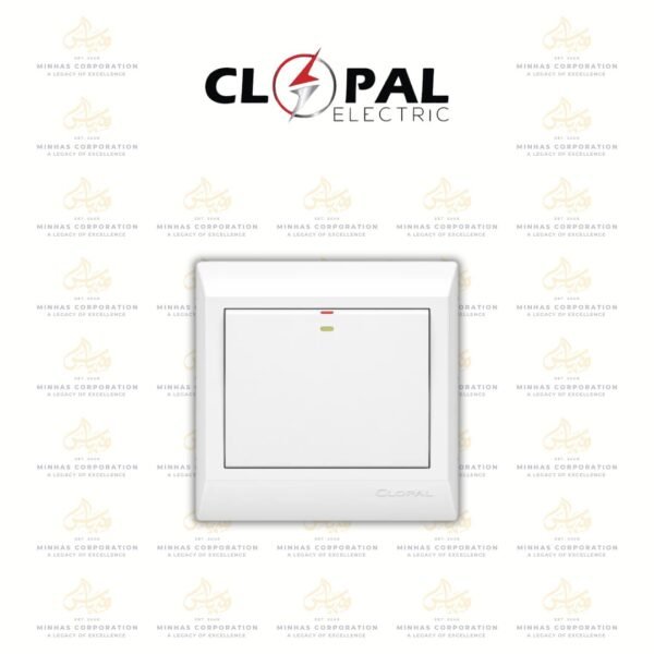 Clopal Ideas White 1 Gang