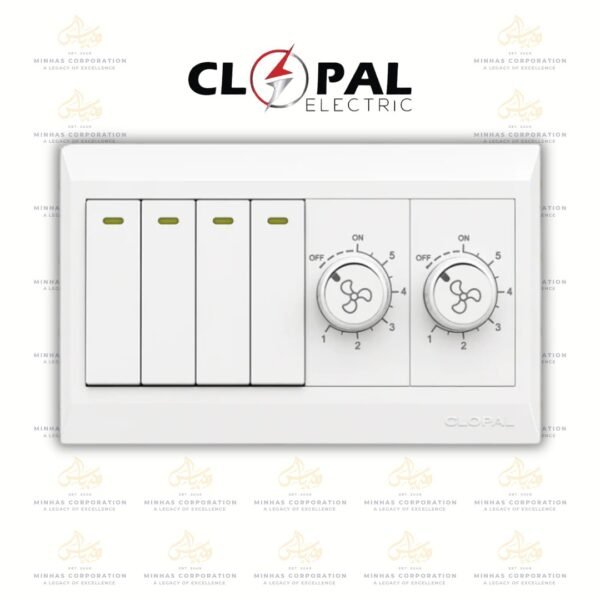 Clopal Ideas White 4+2 Dimmer