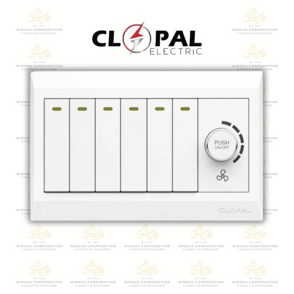 Clopal Ideas White 6+1 Dimmer