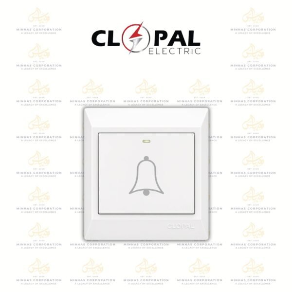 Clopal Ideas White Bell Push
