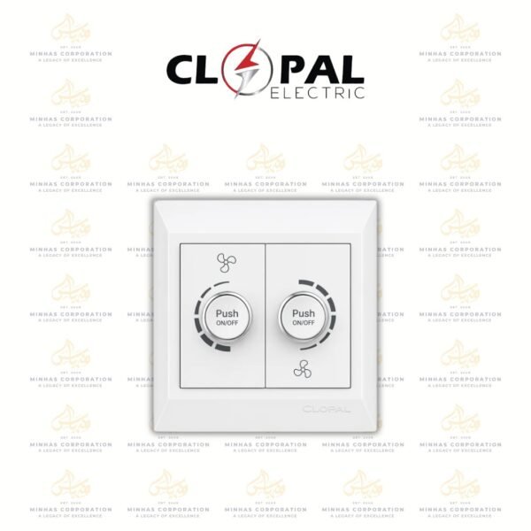 Clopal Ideas White Double Dimmer