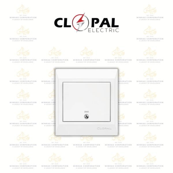 Clopal Ideas White Double Pole Switch 20A/45A