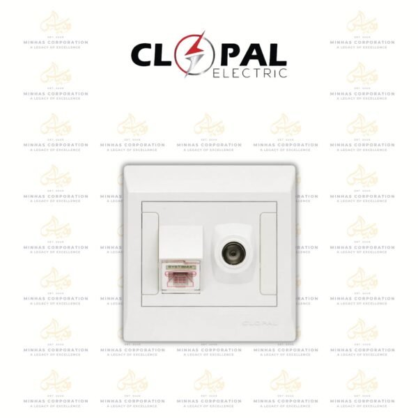 Clopal Ideas White Telephone + TV