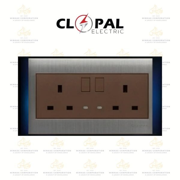 Clopal Night Rider Double Multi + 13A Flat BS Socket