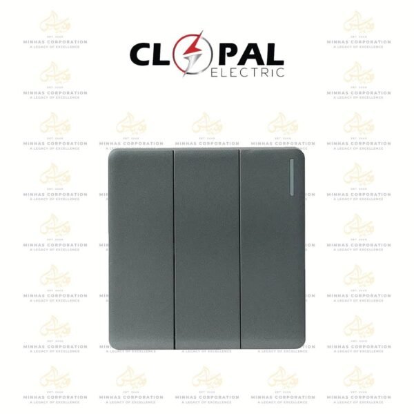 Clopal Platinum 3 Gang 2 Way