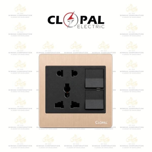 Clopal Thunder 2+2 Switch Socket