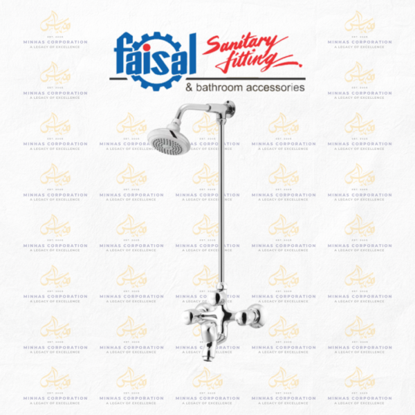 Faisal Sanitary Economy 4 Knobs Wall Shower