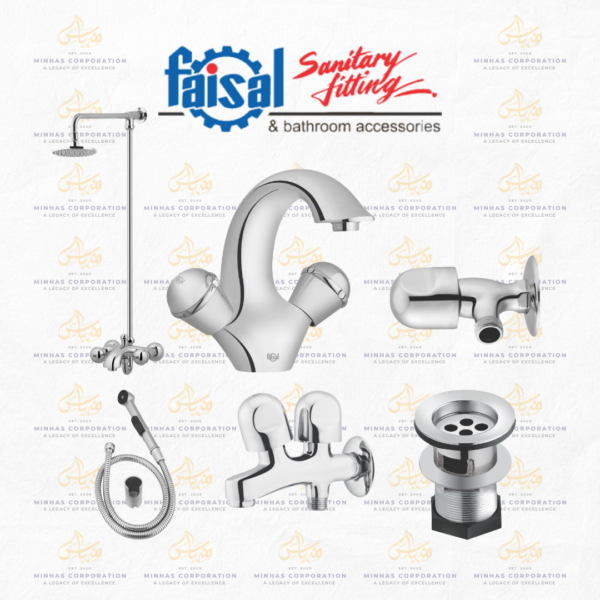 Faisal Sanitary Admiral Series Bath Set Complete 8 Pieces