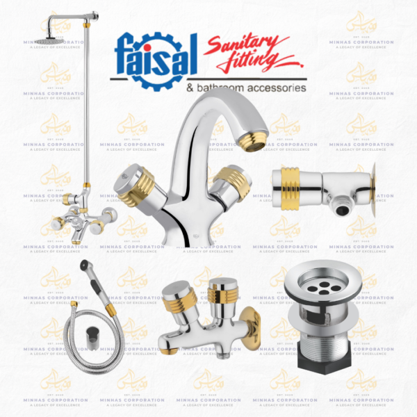 Faisal Sanitary Bolan Series Bath Set Complete 8 Pieces