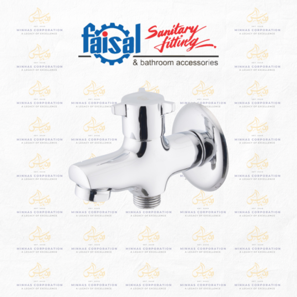 Faisal Sanitary Delta Double Bib Cock