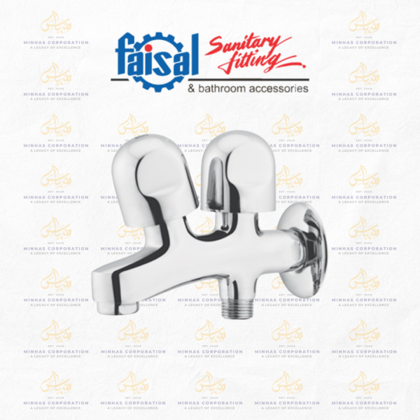 Faisal Sanitary Echo Double Bib Cock