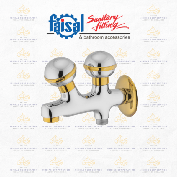 Faisal Sanitary Galaxy Double Bib Cock