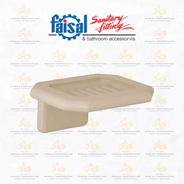 Faisal Sanitary Lotus Plastic Soap Dish