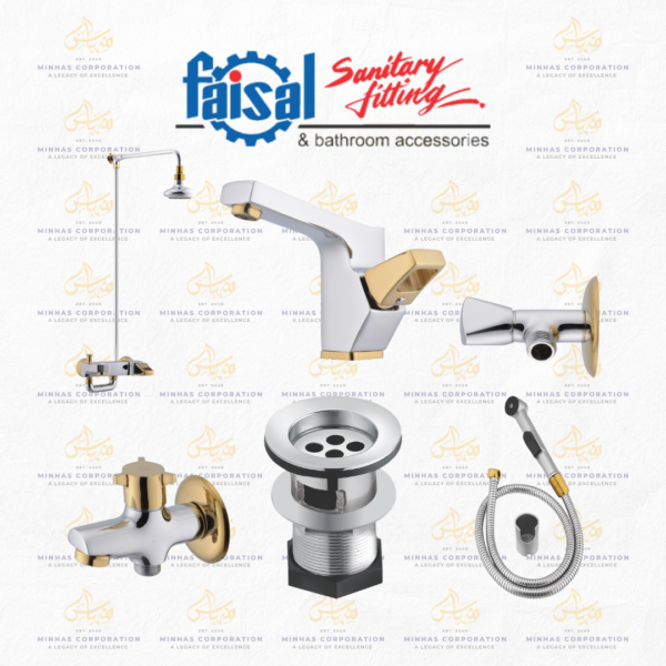 Faisal Sanitary Mars Series Bath Set Complete 8 Pieces
