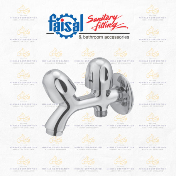 Faisal Sanitary Lever Project Double Bib Cock