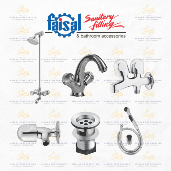 Faisal Sanitary Royal Series Bath Set Complete 8 Pieces