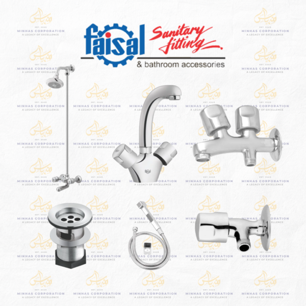 Faisal Sanitary Shaheen Series Bath Set Complete 8 Pieces