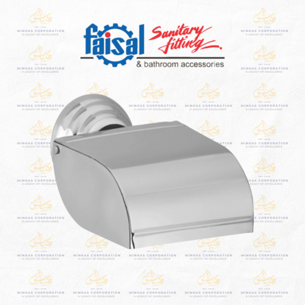 Faisal Sanitary Elegant Metal Paper Holder With Cover
