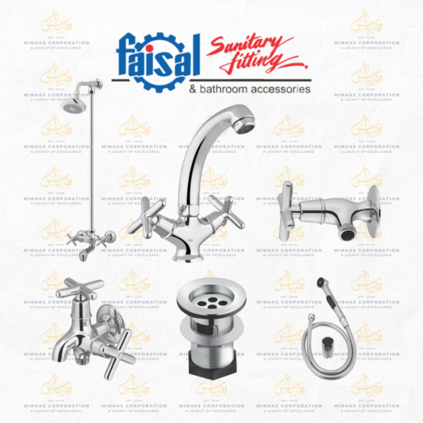Faisal Sanitary Star Series Bath Set Complete 8 Pieces