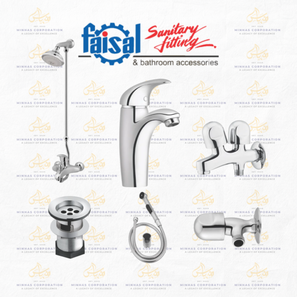 Faisal Sanitary Venus Series Bath Set Complete 8 Pieces