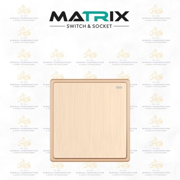 Matrix Icon Gold 1 Gang 2 Way