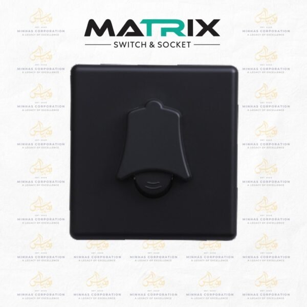 Matrix Active Black Waterproof Bellpush