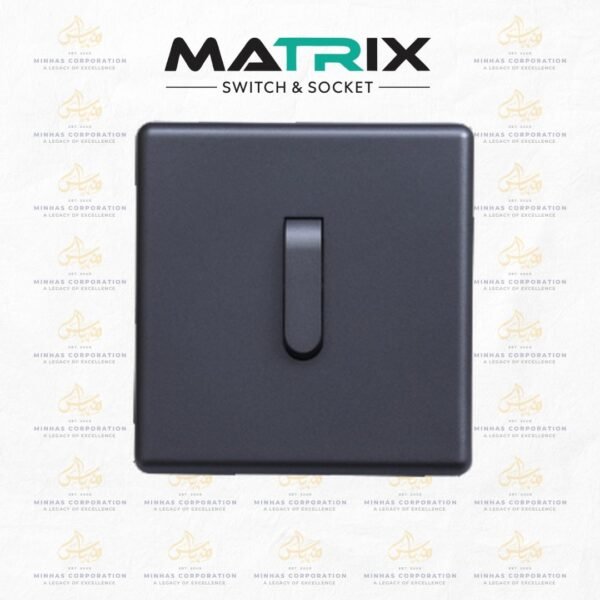 Matrix Active Grey 1 Gang 2-Way