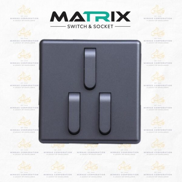 Matrix Active Grey 3 Gang