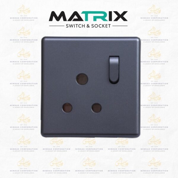Matrix Active Grey Power Plug