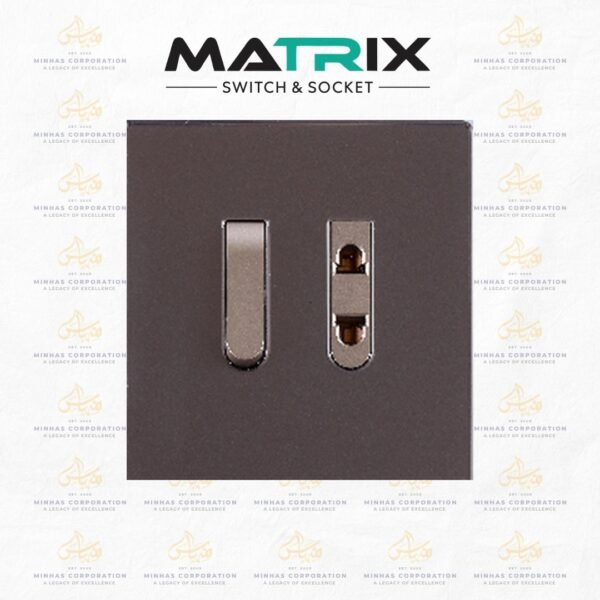 Matrix Active Purple 1-Gang 1-Socket