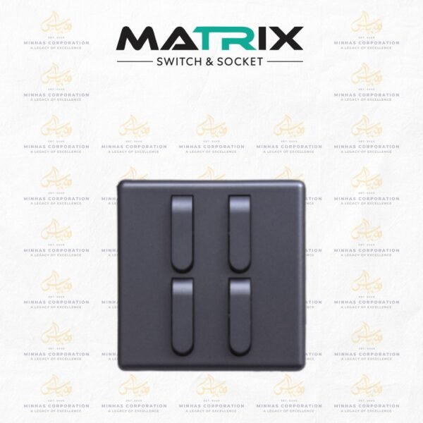 Matrix Active Grey 4 Gang