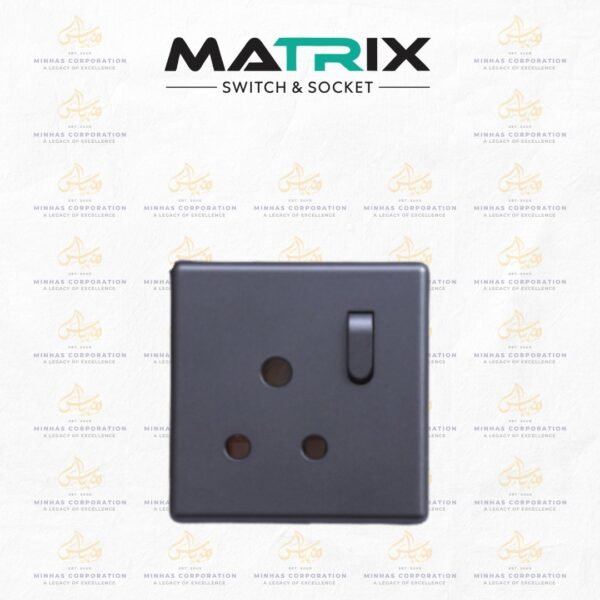 Matrix Active Grey Power Plug